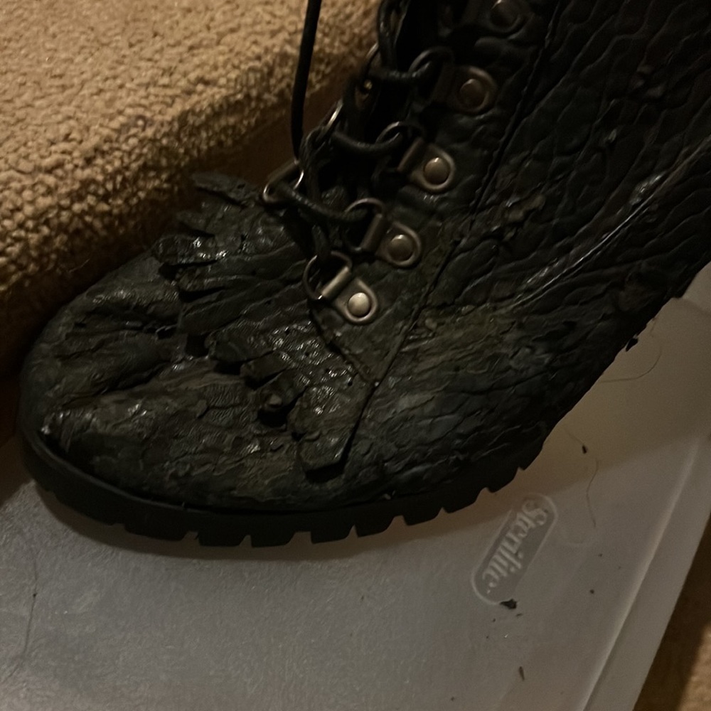 Pilar Abril size 10. Boots.  Used - Picture 4 of 4